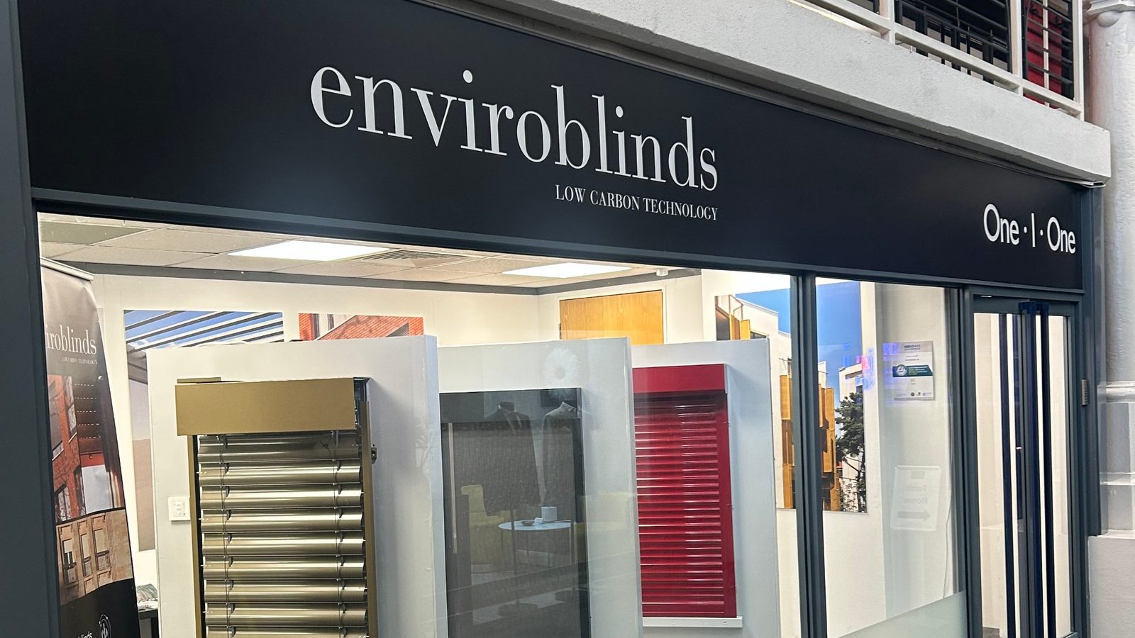 Enviroblinds London showroom at the Business Design Centre, Islington