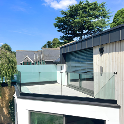 Flush mounted external venetian blinds by Enviroblinds